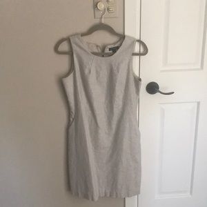 Willi Smith mini linen dress with pockets